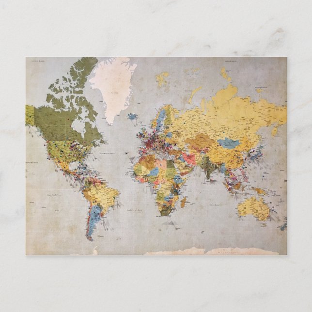 carte mondiale (Devant)
