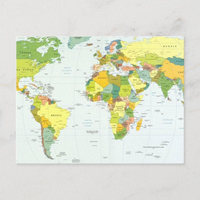 Carte mondiale Globe Pays Atlas (Devant)