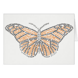 Carte Mondiale Monarque Papillon