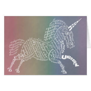 Carte Mondiale Unicorn - Arrière - plan Arc-en-cie
