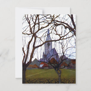 Carte Mondrian - Église du village