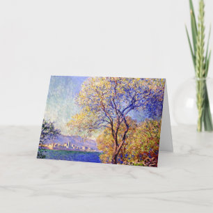 Carte Monet - Antibes vue depuis les jardins de Salis