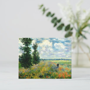 Carte Monet - Champ de pavot, Argenteuil