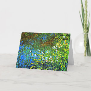 Carte Monet - Iris à la mer Rose Pond