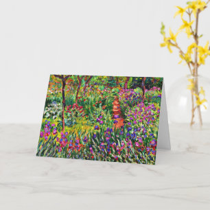 Carte Monet - Le jardin d'iris à Giverny