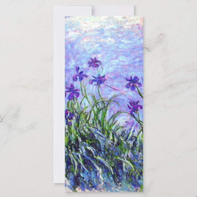 Carte Monet Lilac Irises (Devant)