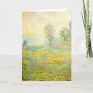 Carte Monet Meadows at Giverny Greeting Card