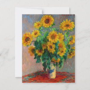 Carte Monet Sunflower