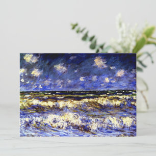 Carte Monet - Une Mer Orageuse