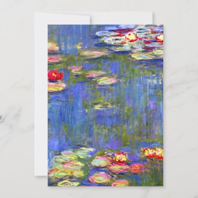Carte Monet Water Lilies (Devant)