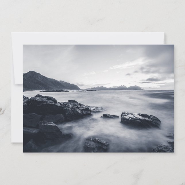 Carte monochrome Seascape (Devant)