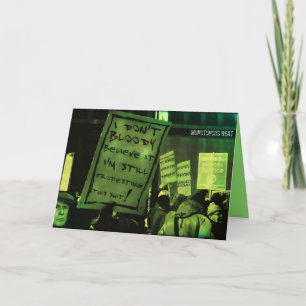 Carte Monotone Beat Poem