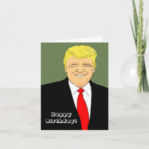 Carte Monsieur le Président Donald Trump Drôle voeux d'a