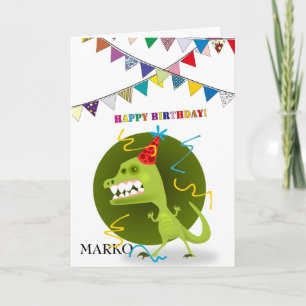 Carte Monstre doux, joli anniversaire
