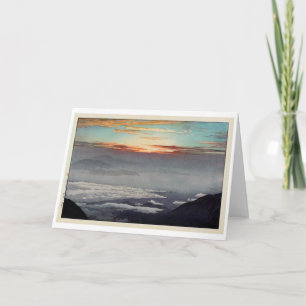 Carte Mont Hōō, Hiroshi Yoshida, coupe de bois