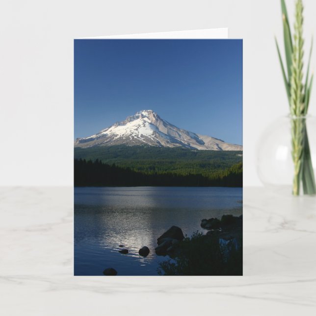 Carte Mont Hood du lac Trillium (Devant)