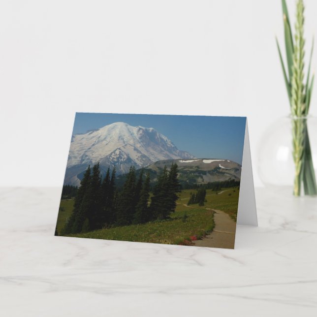 Carte Mont Rainier du Sourdough Ridge Trail (Devant)