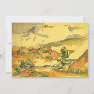 Carte Mont Sainte Victoire par Paul Cezanne, Art ancien