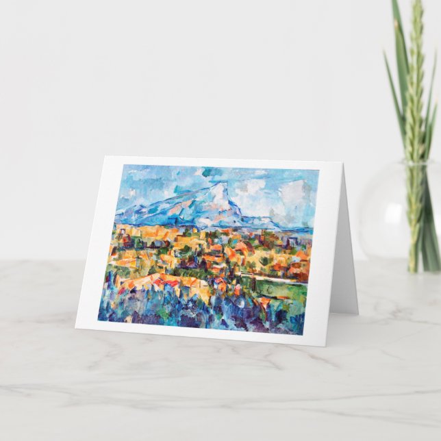 Carte Mont Sainte-Victoire, Paul Cezanne (Devant)