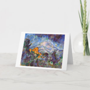 Carte Mont Sainte-Victoire, Paul Cezanne
