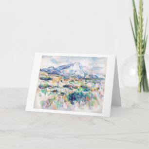 Carte Mont Sainte-Victoire, Paul Cezanne