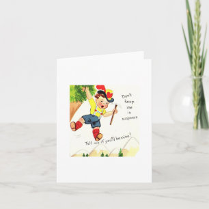 Carte Montagne vintage Valentine