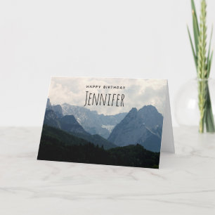 Carte Montagnes alpines Nature Photo Pays Anniversaire