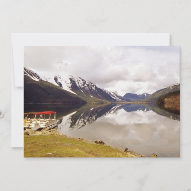 Carte Montagnes couvertes de nuages (Devant)