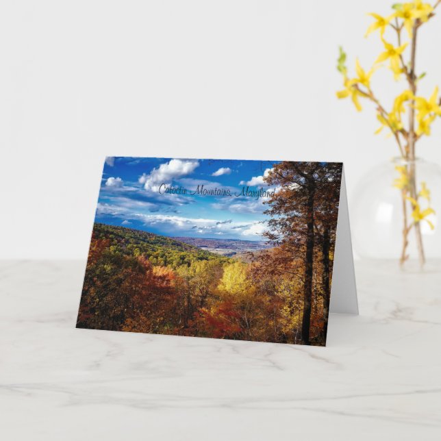 Carte Montagnes de Catoctin, Maryland (Fleur jaune)