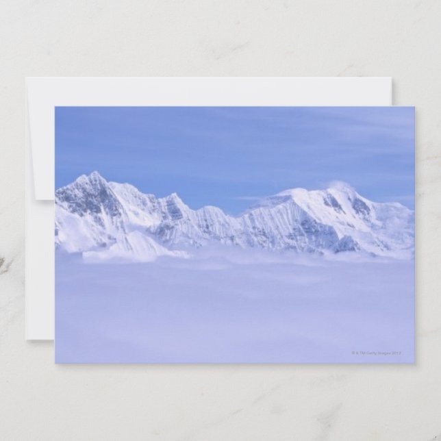 Carte Montagnes et glaciers (Devant)