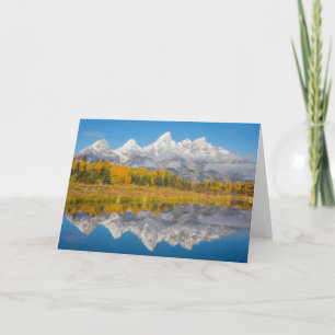 Carte Montagnes Grand Teton Wyoming