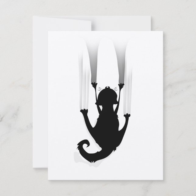 Carte Montée de chat (Devant)