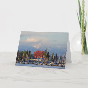 Carte Monts Olympiques + Marina de Swantown Art Cadre