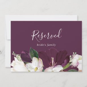 Carte Moody Purple Blooms   Symbole réservé à la prune