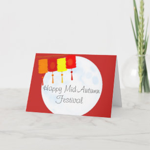 Carte Moon Festival Chinois Automne Festival Salutation