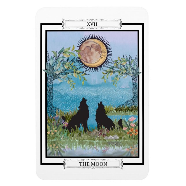 Carte Moon Tarot Flexible Magnet Photo (Vertical)