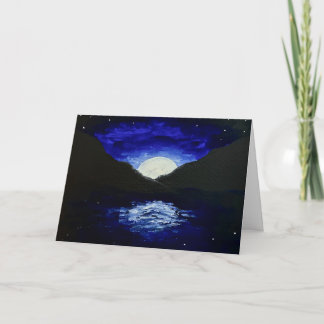 Carte Moonrise Greeting Card