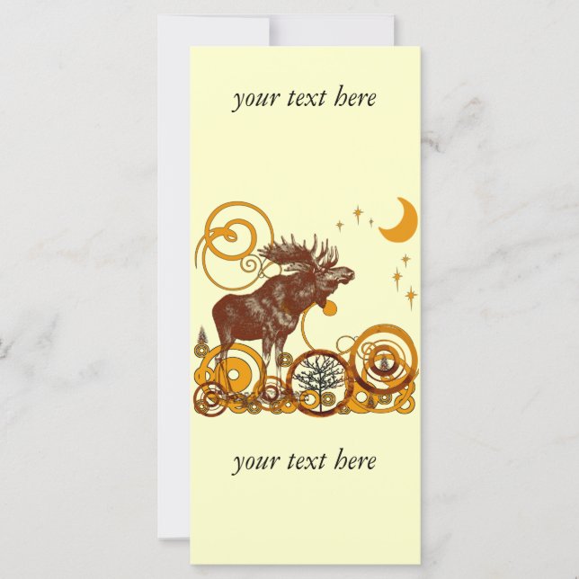 Carte Moose Christmas (Devant)