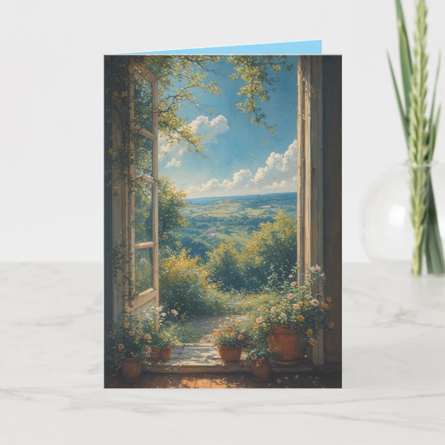 Carte Morning View from the patio (Devant)