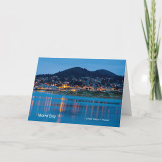 Carte Morro Bay après les produits de la Californie fonc