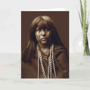 Carte Mosa - une femme de Mojave - archives de Natif