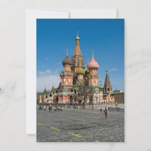 Carte Moscou, cathédrale Saint-Basile