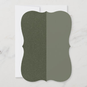 Carte Moss Green Duo-Texture - Personnalisable