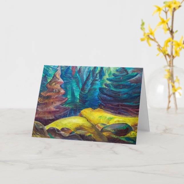 Carte Moss jaune | Emily Carr | (Fleur jaune)