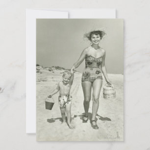 Carte Mother and Son Walking