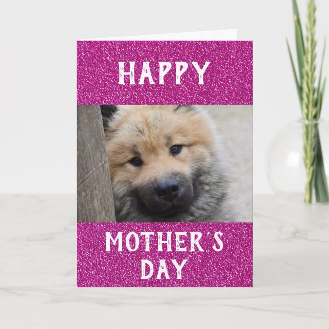 Carte Mothers Day Chien Maman Monde Meilleur Jamais Pet  (Devant)