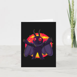 Carte Mothman Cute Cryptid Créatures Point Agréable WV R