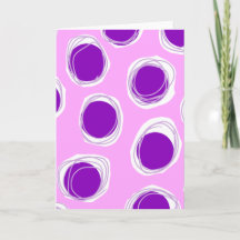 Motif à pois violet