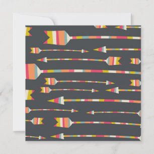 Carte Motif Arcs arc-en-ciel