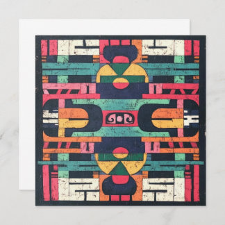 Carte Motif aztèque